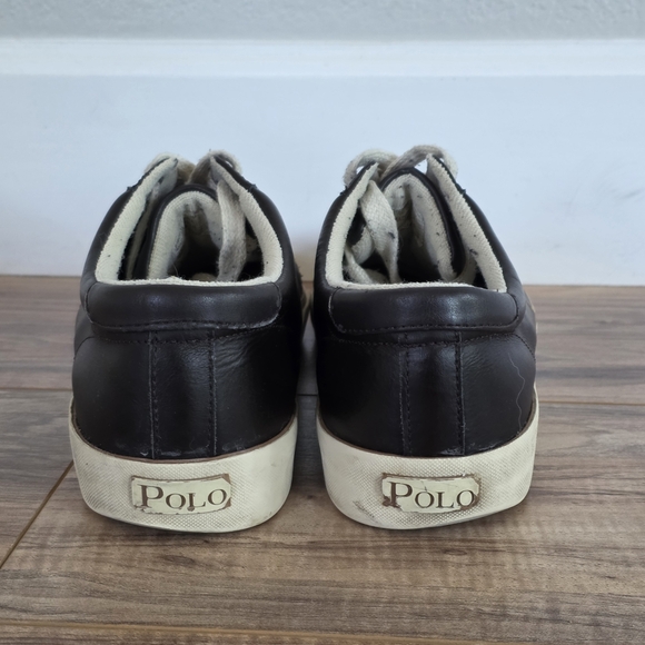 Polo by Ralph Lauren Men's Black Sneakers - Picture 4 of 9